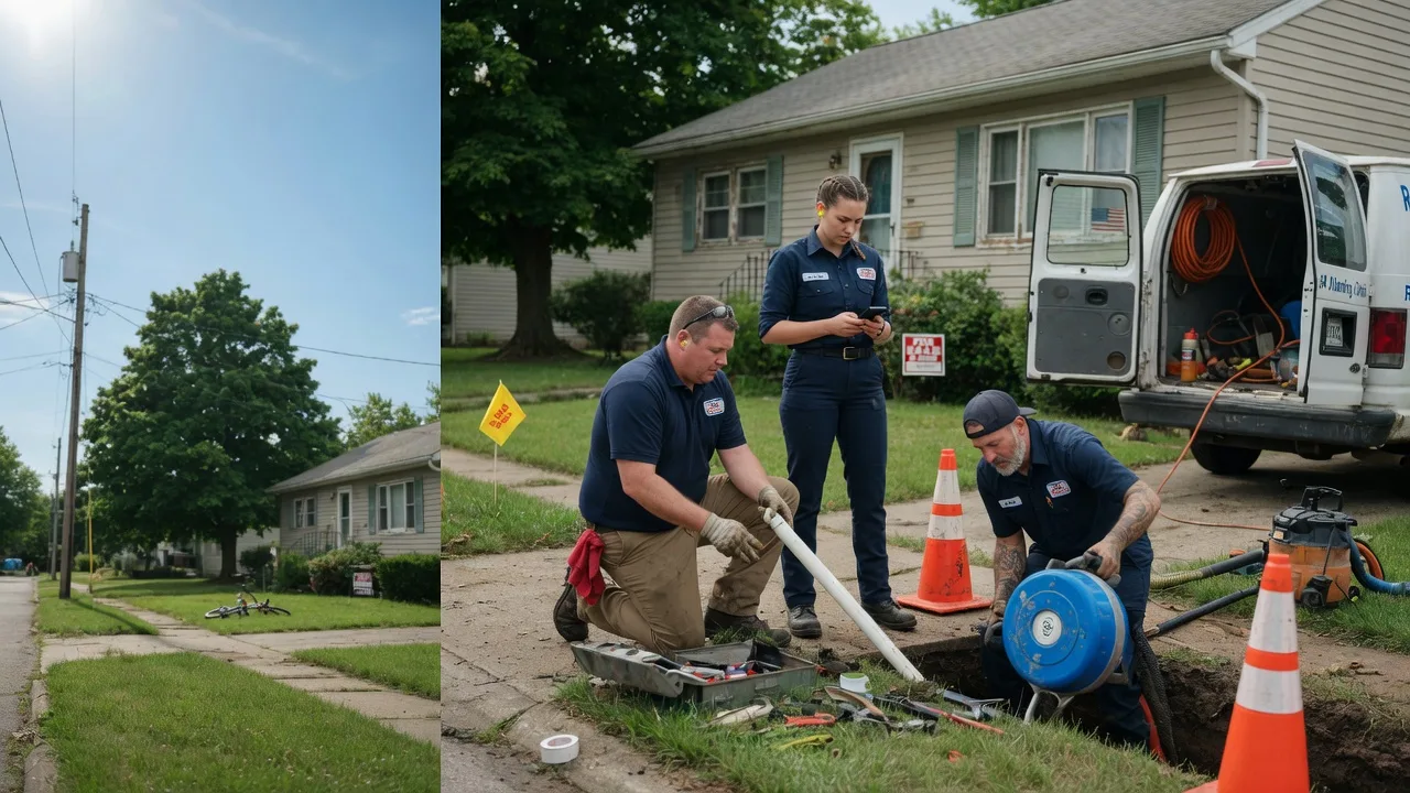 Sewer Line Repair in Downs, IL near me